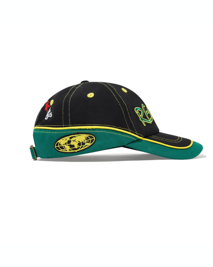 BUTTER GOODS Dub 6-Panel  Cap - Black / Green