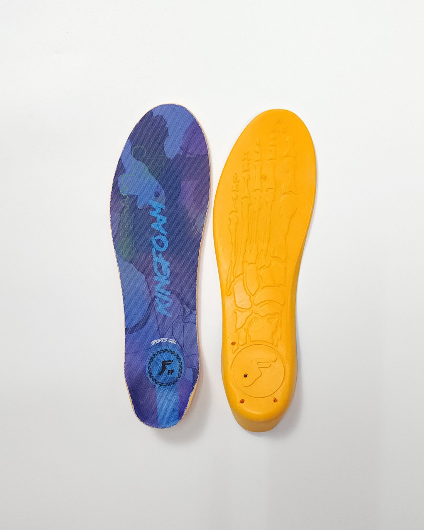 FP Kingfoam Elite Mid Sport Insoles - Blue Camo/Lite Blue