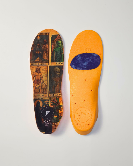 FP Kingfoam Orthotics Pro Infinity Foam Insoles - Ace Pelka " Tarot"