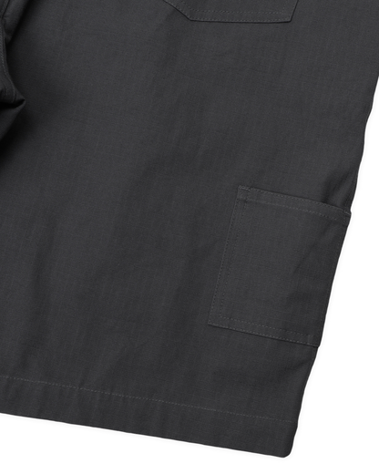 Passport Ripstop Double Knee Diggers Club Short - Dark Charcoal