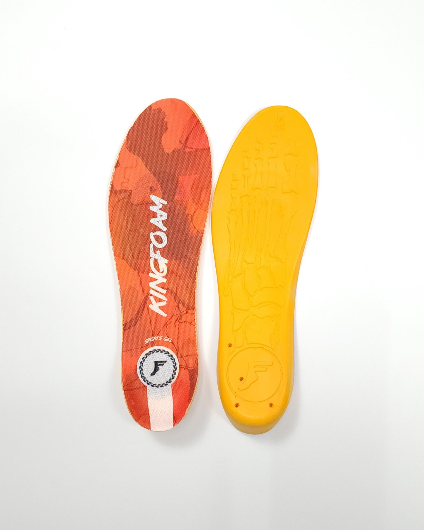 FP Kingfoam Elite Hi Sport Insoles - Red Camo/White
