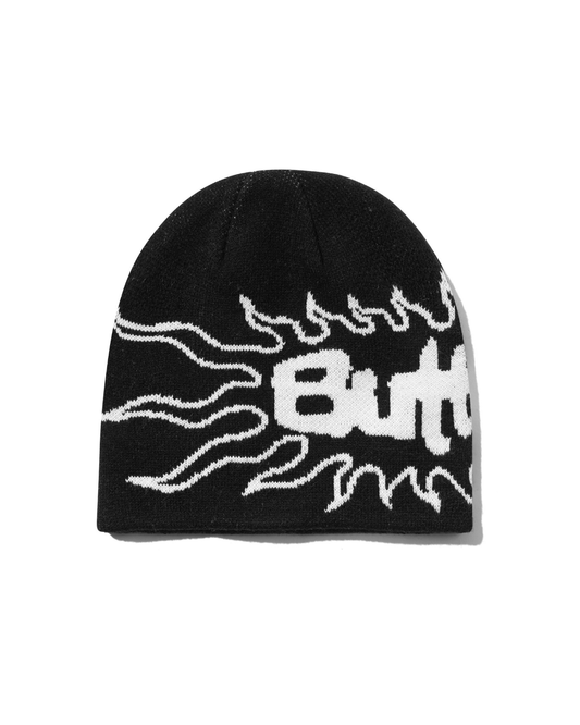 BUTTER GOODS Solar Skully Beanie - Black
