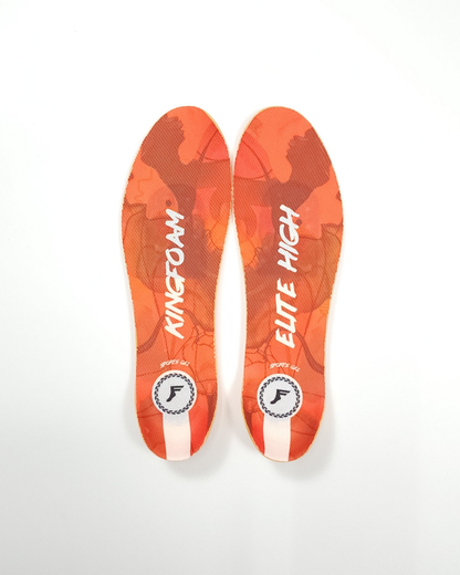 FP Kingfoam Elite Hi Sport Insoles - Red Camo/White