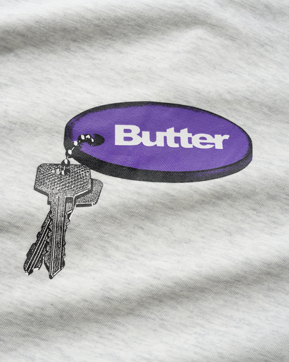 BUTTER GOODS Keychain Tee - Ash