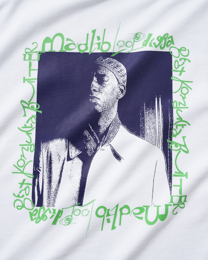 BUTTER GOODS x MADLIB Loop Digga Tee - White