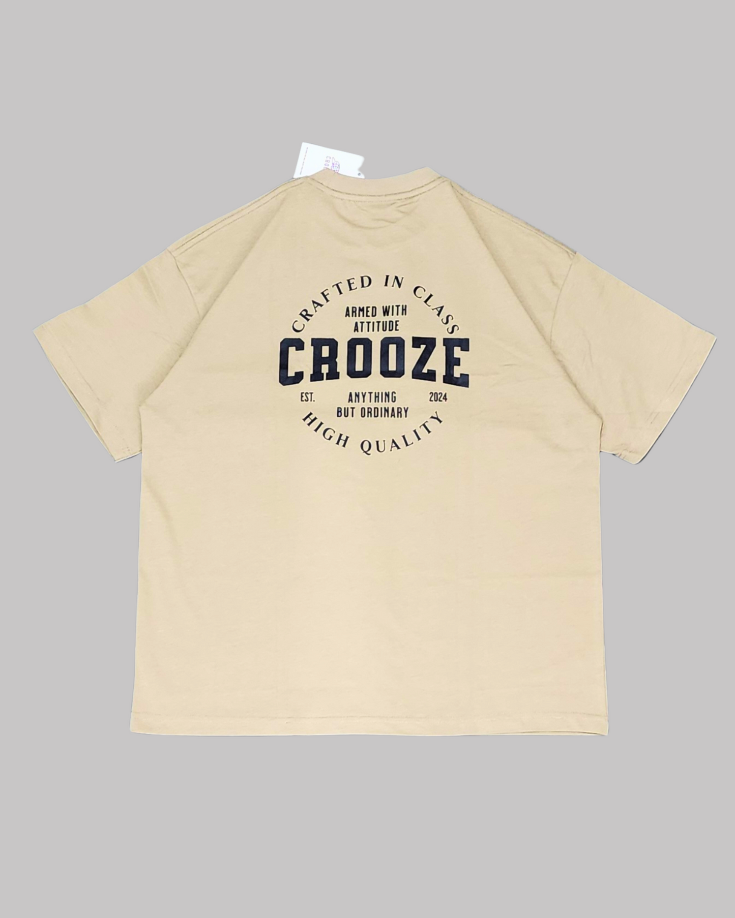 CROOZE Impress Premium Tee - Grey Apricot