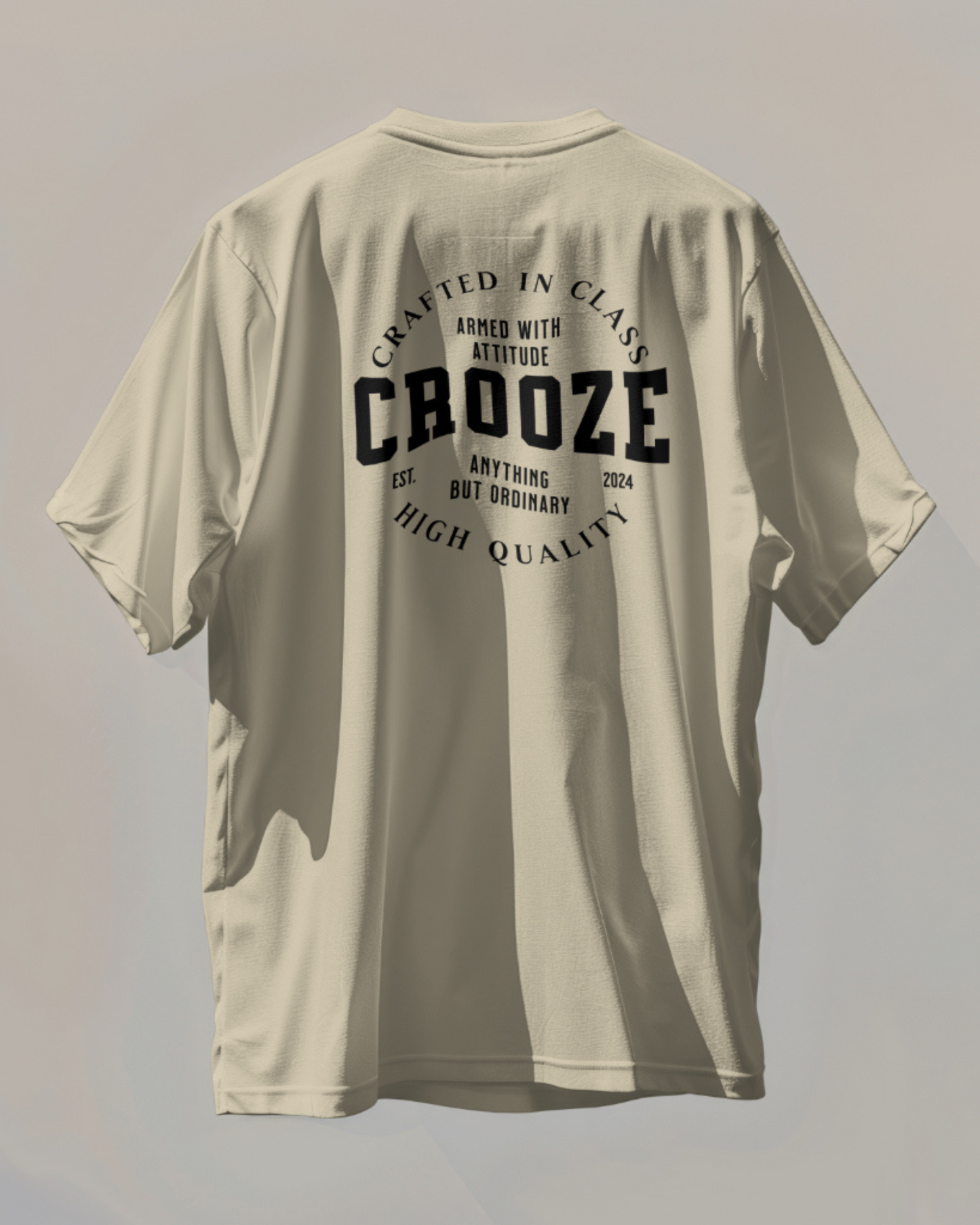 CROOZE Impress Premium Tee - Grey Apricot