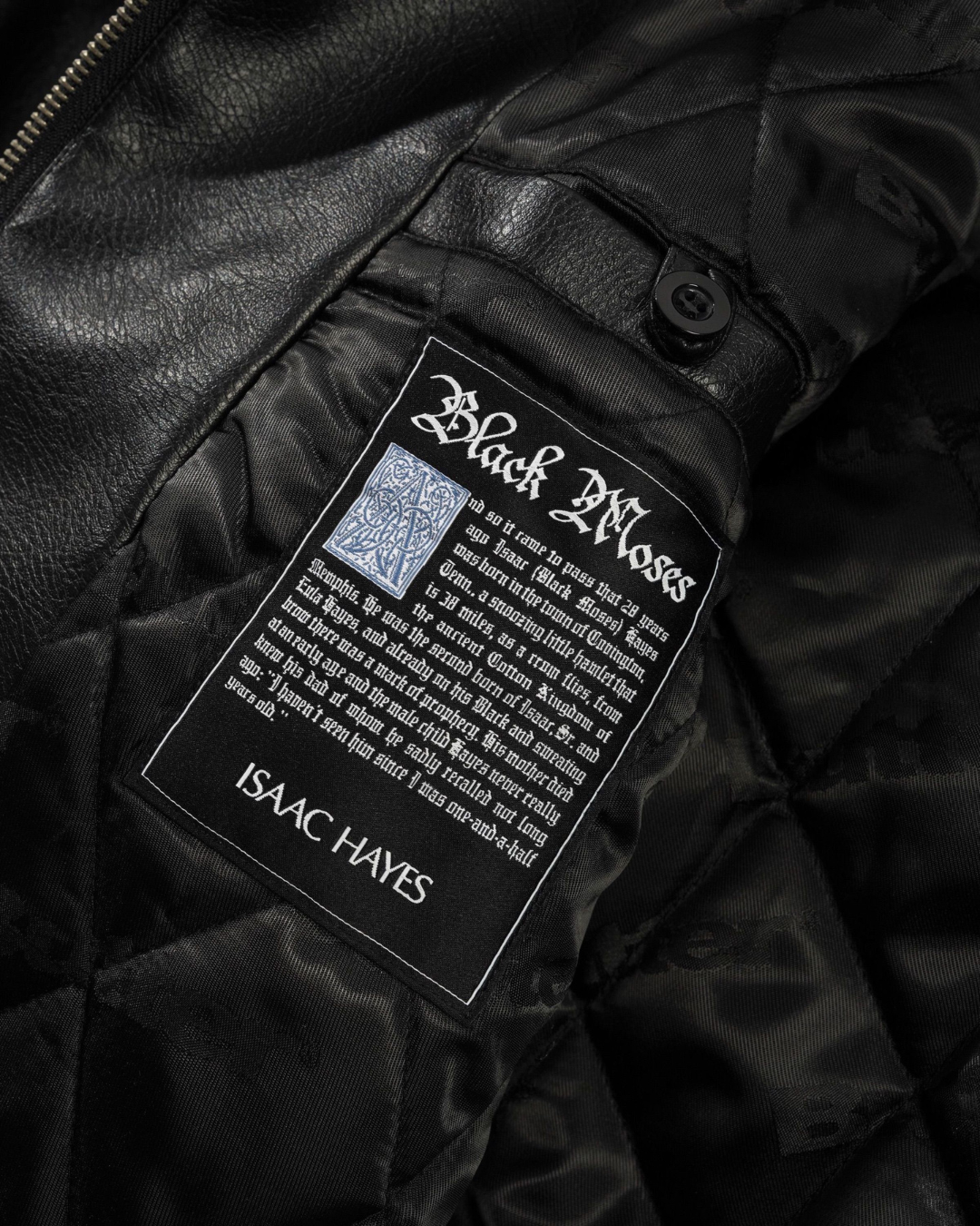 BUTTER GOODS Isaac Hayes Bomber Jacket - Black