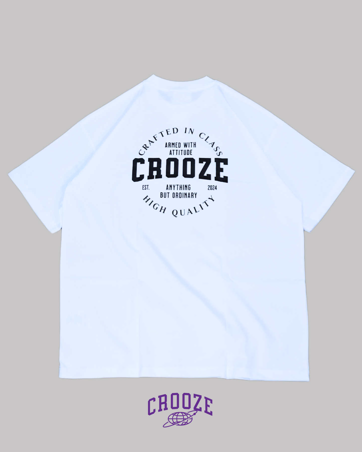 CROOZE Impress Premium Tee - White