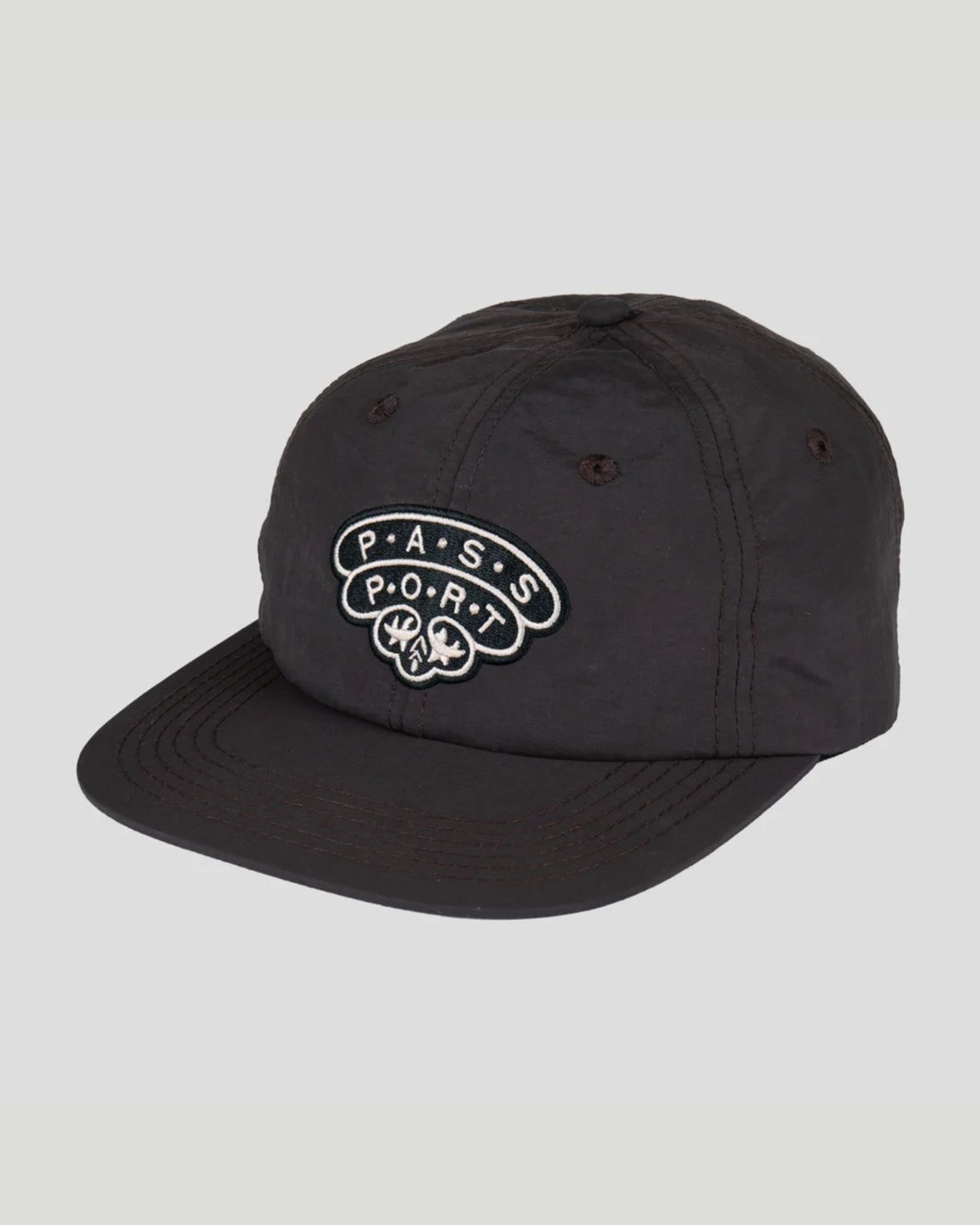 Passport Heirloom RPET Casual Cap - Dark Chocolate