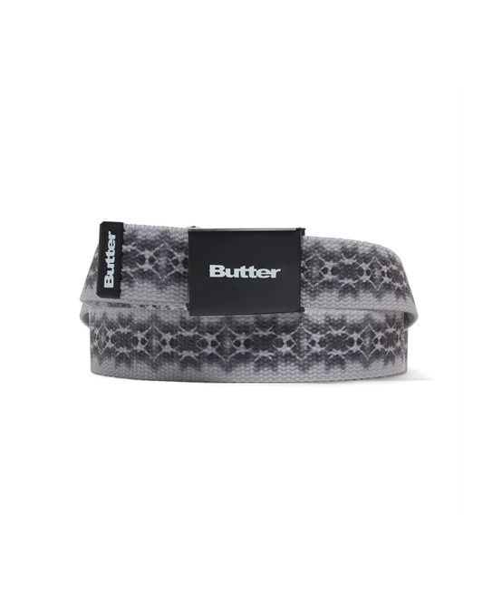 BUTTER GOODS Logo Woven Belt - Grey