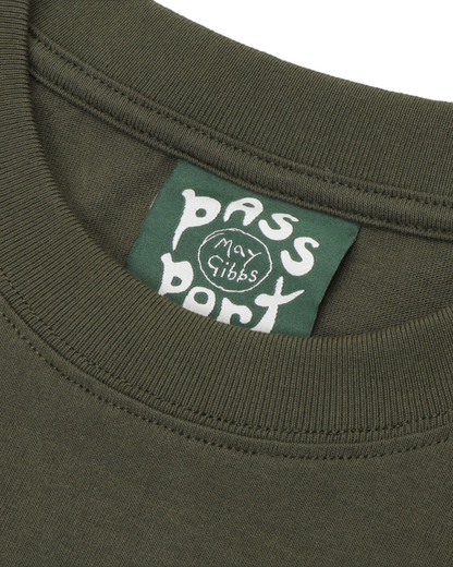 Passport Bush Greeting Tee - Olive