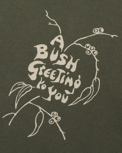 Passport Bush Greeting Tee - Olive