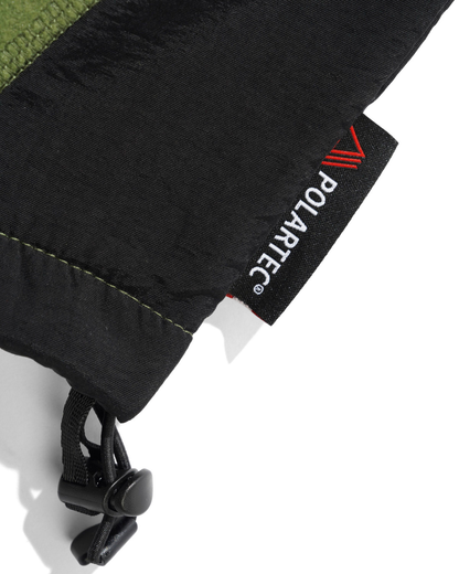 BUTTER GOODS Polartec 1/4 Zip Pullover - Army