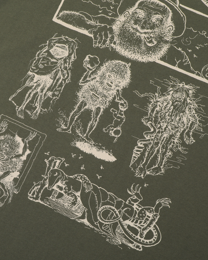 Passport Bush Greeting Tee - Olive