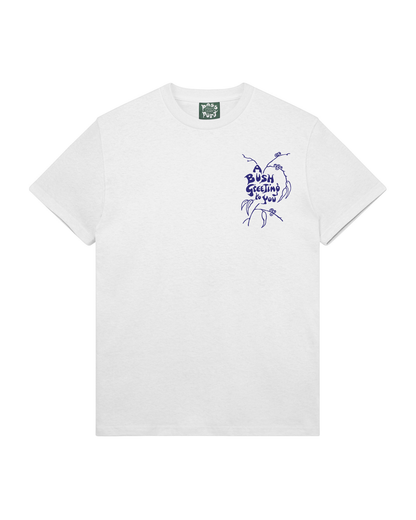 Passport Bush Greeting Tee - White