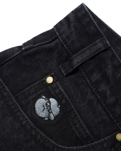 BUTTER GOODS Santosuosso Denim Jeans - Flat Black