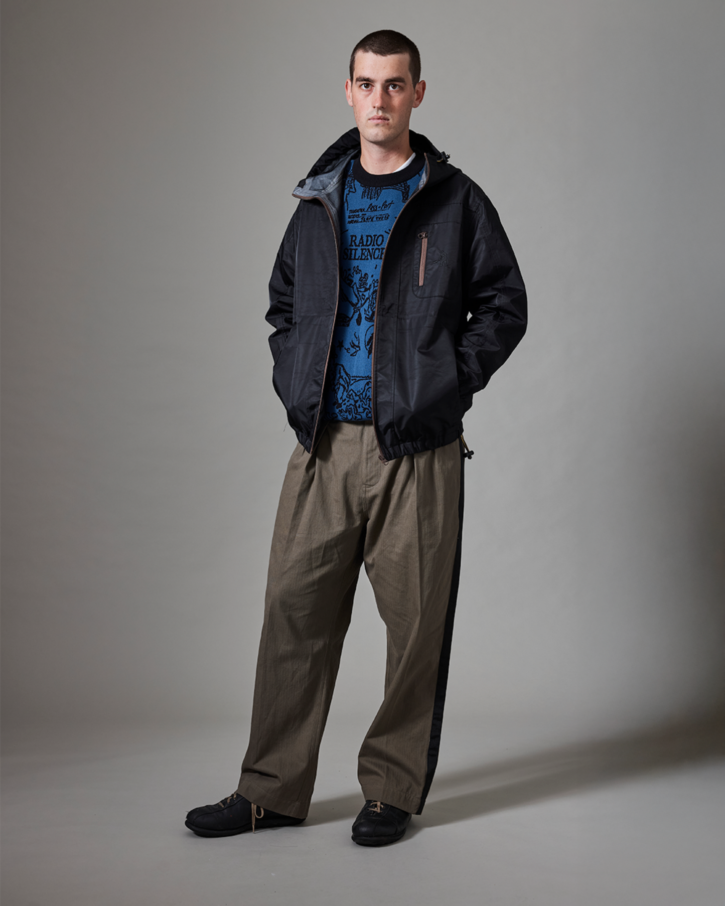 Passport Workers Rain Jacket - Black