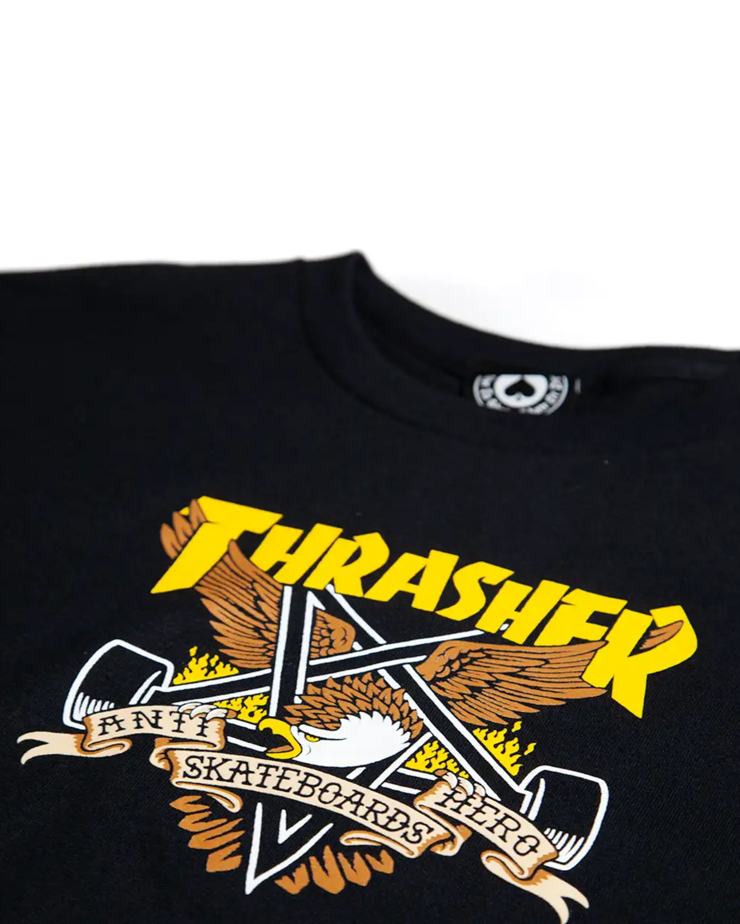 THRASHER x Anti Hero Eaglegram Tee - Black