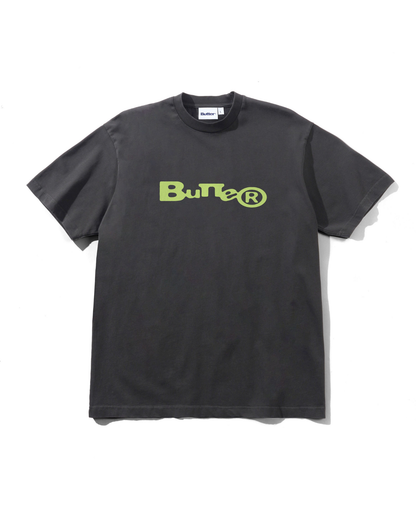BUTTER GOODS Registered Tee - Washed Black