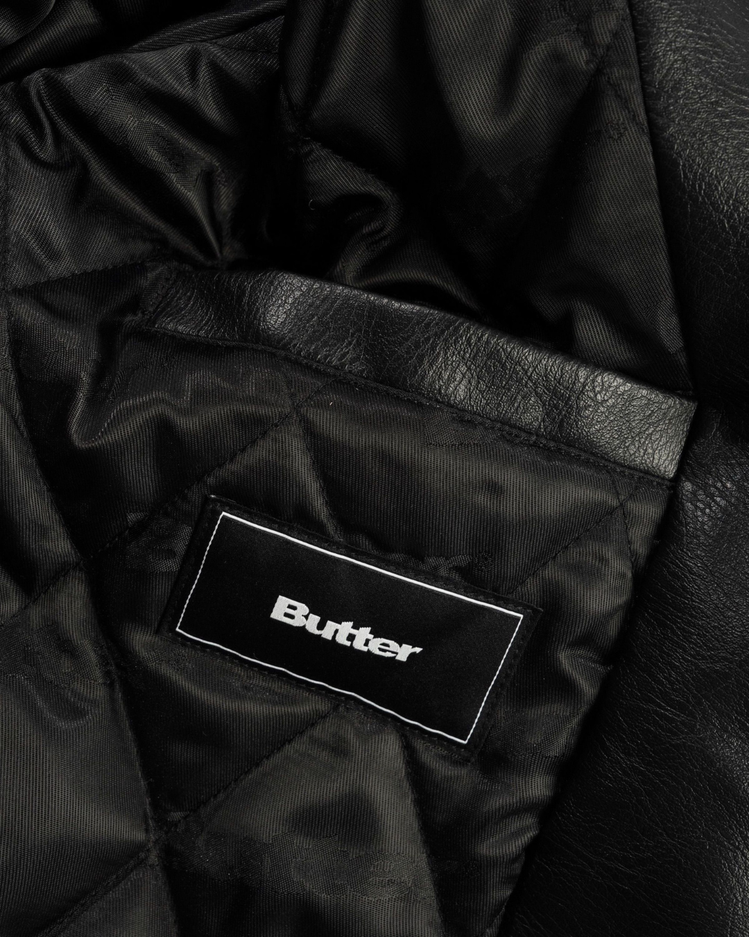 BUTTER GOODS Isaac Hayes Bomber Jacket - Black