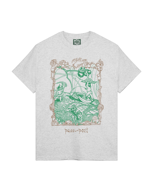 Passport Scribblegum Tee - Ash