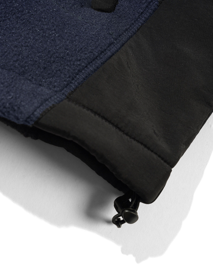 BUTTER GOODS Polartec 1/4 Zip Pullover - Navy