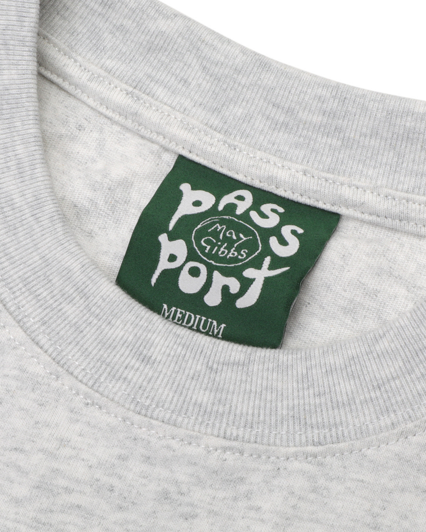 Passport Scribblegum Tee - Ash