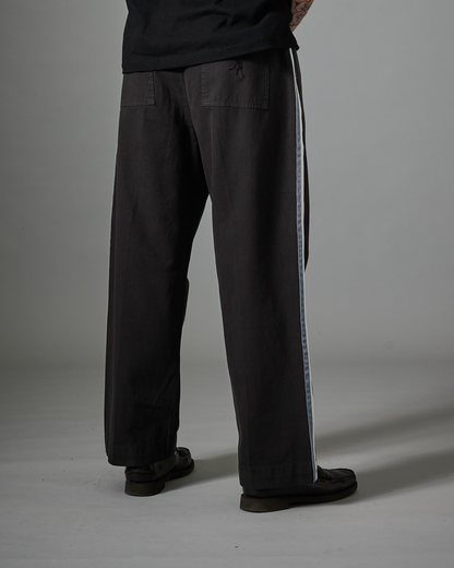 Passport Herringbone Leagues Club Stripe Pant - Vintage Black