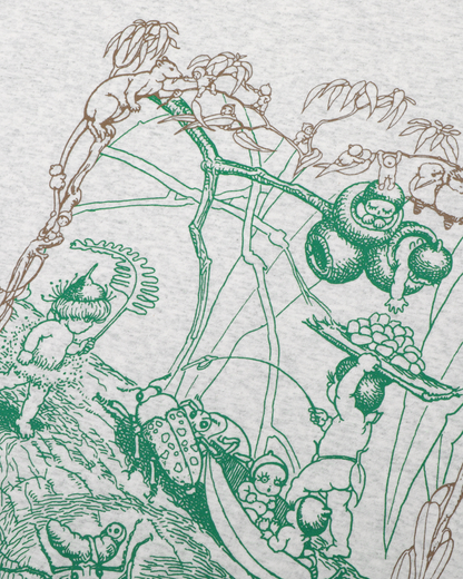 Passport Scribblegum Tee - Ash