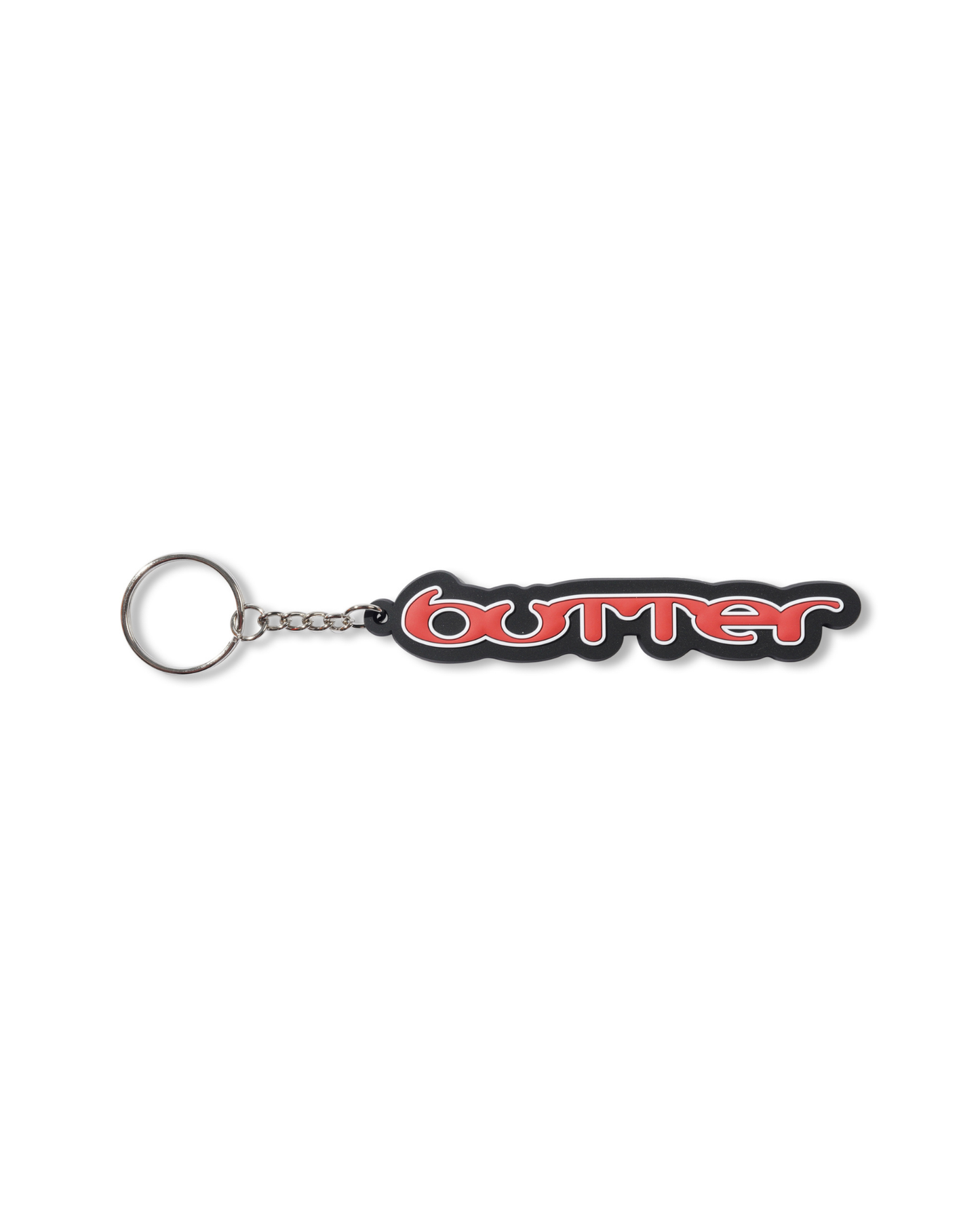 BUTTER GOODS Witness Rubber Keychain - Black