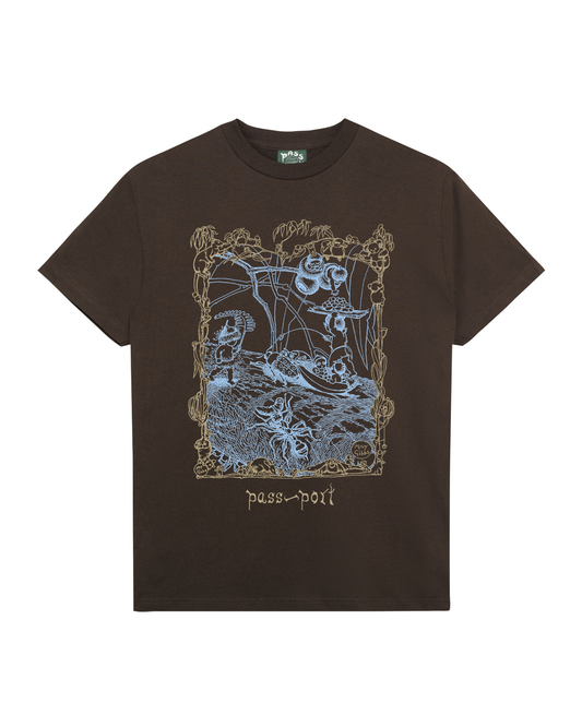 Passport Scribblegum Tee - Bark