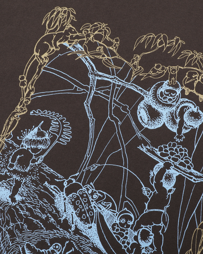 Passport Scribblegum Tee - Bark