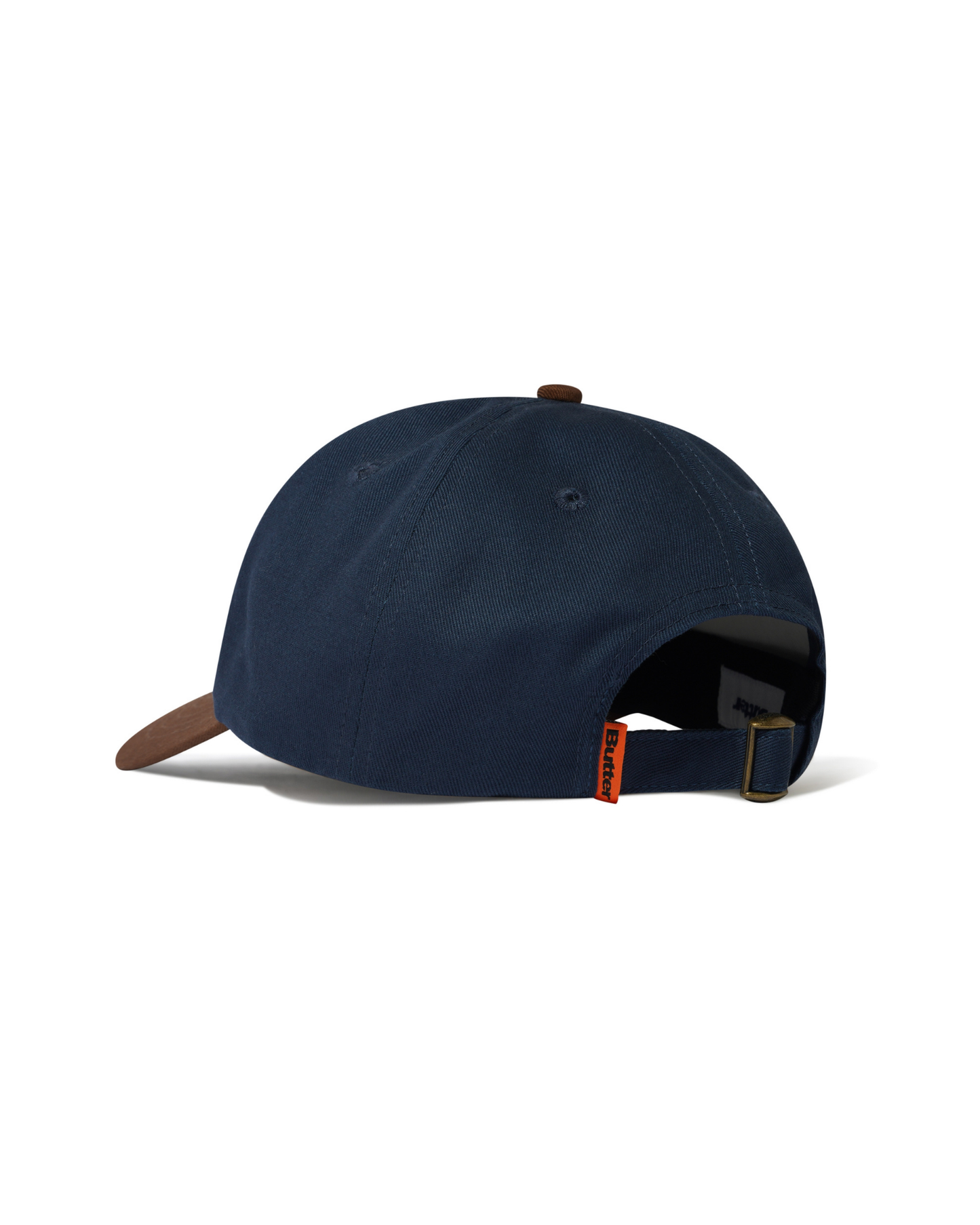 BUTTER GOODS Snail 6 Panel Cap - Navy/Walnut