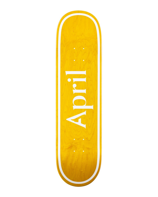 APRIL OG Logo Yellow Deck - 8.0"/ 8.25"