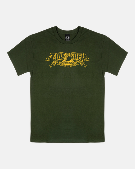 เสื้อยืด THRASHER Black Ice - สีกรมท่า