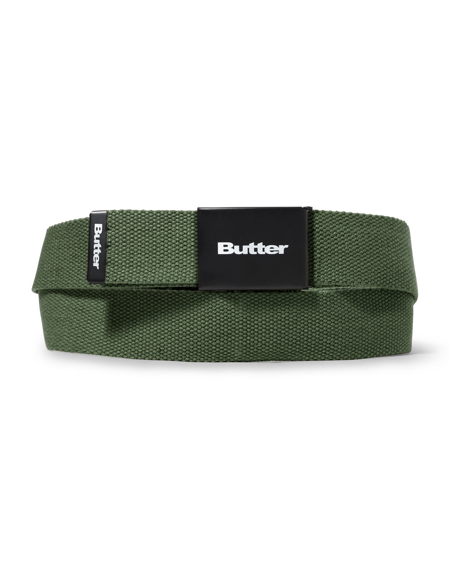 BUTTER GOODS Logo Woven Belt - Safari