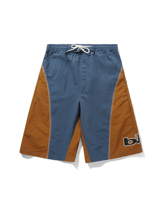 BUTTER GOODS Arched Boardshorts - Brown/Navy