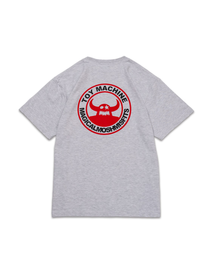 MxMxM x TOY MACHINE "MMM Monster" Tee - Ash