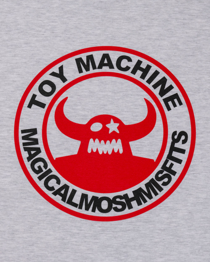 MxMxM x TOY MACHINE "MMM Monster" Tee - Ash