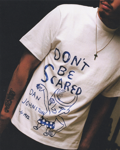 BUTTER GOODS | DANIEL JOHNSTON Don't Be Scared Tee - White