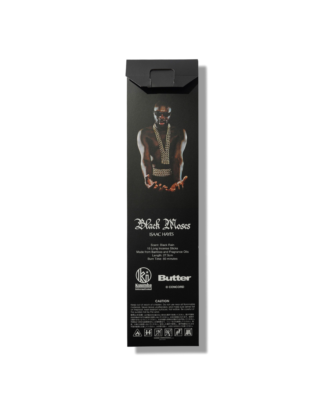 BUTTER GOODS Black Moses Kuumba Incense - Black Rain Scent