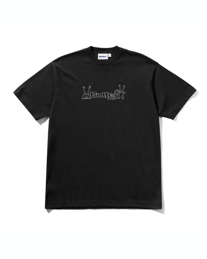 BUTTER GOODS | DANIEL JOHNSTON Frog Logo Tee - Black