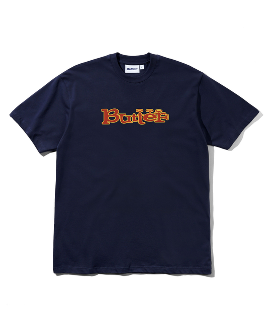 BUTTER GOODS Trumpet Tee - Navy