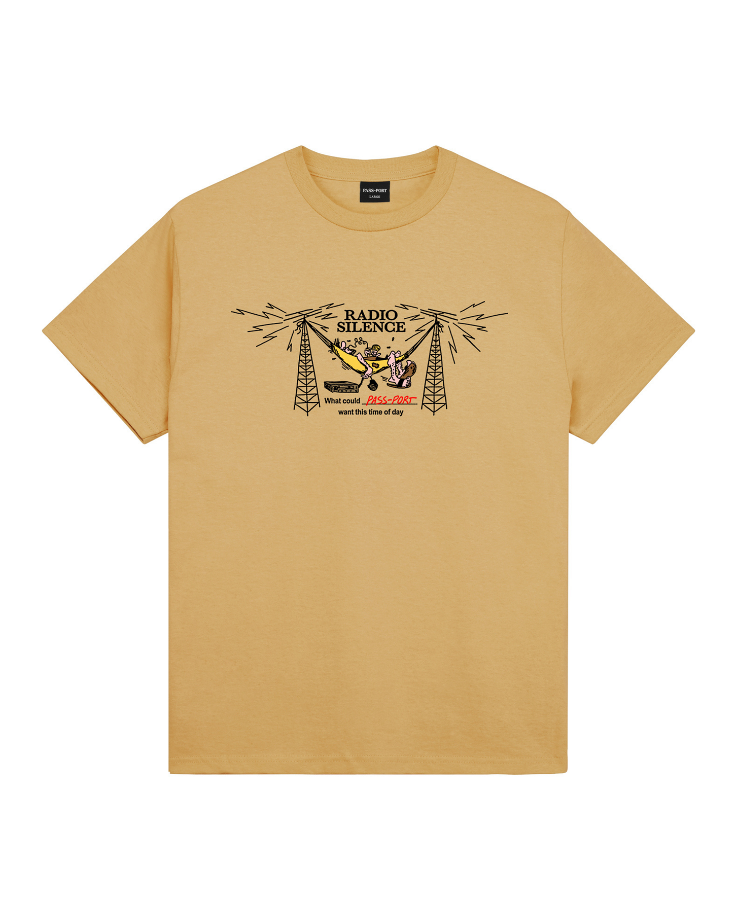 Passport Radio Silence Tee - Barley