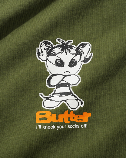 BUTTER GOODS Vexed Tee - Army