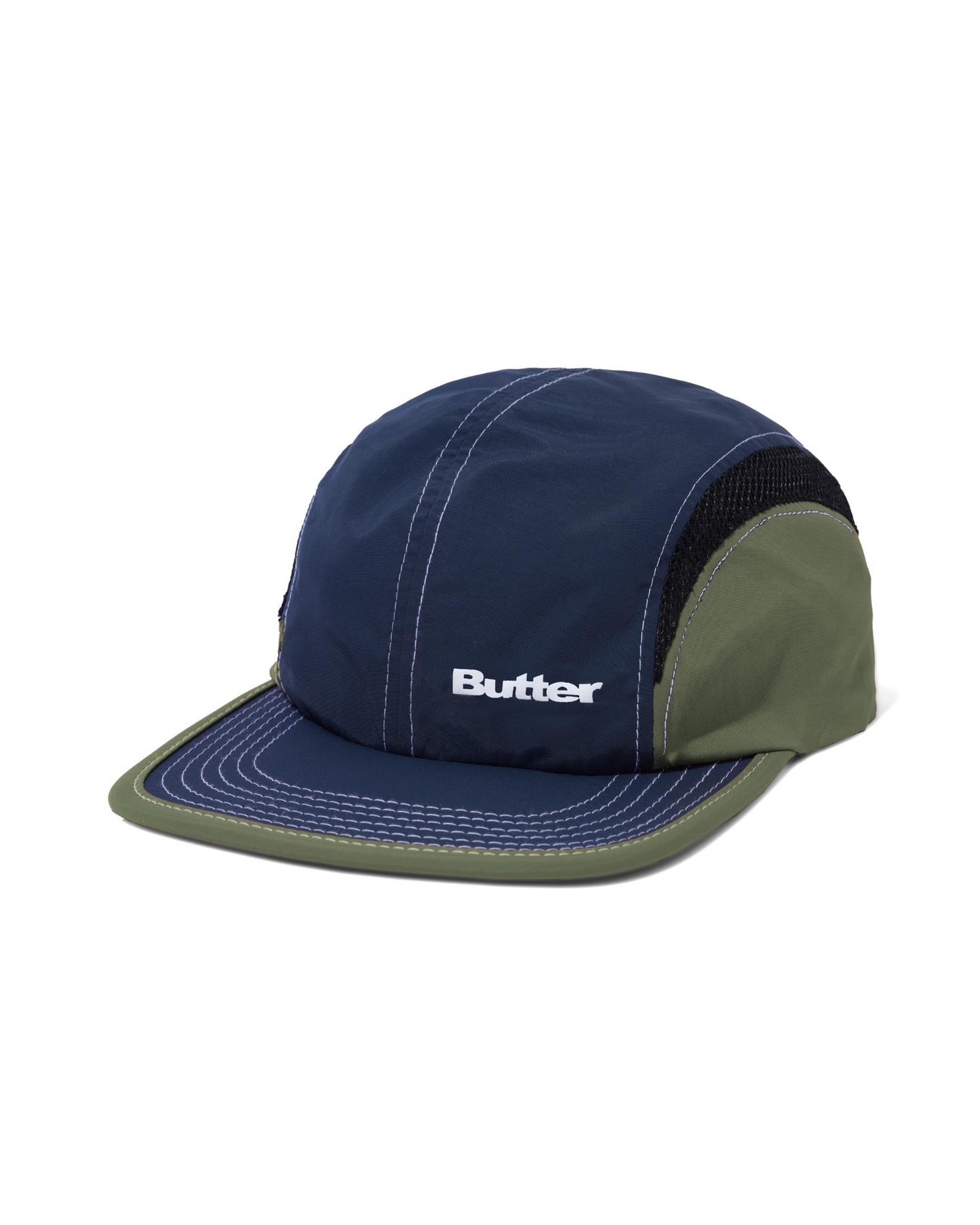 BUTTER GOODS Trail 4 Panel Cap - Navy