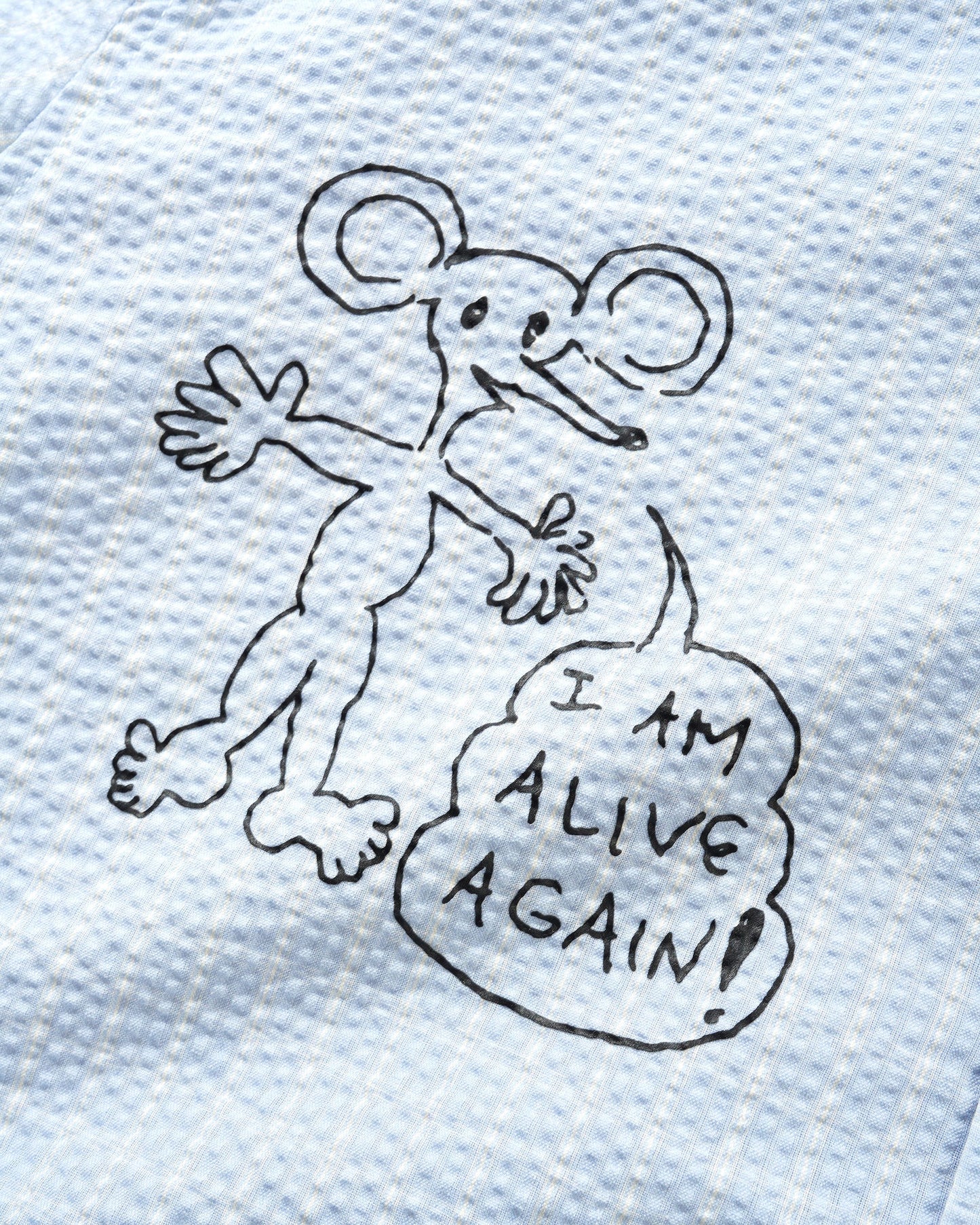 BUTTER GOODS | DANIEL JOHNSTON Alive Again Shirt - Light Blue