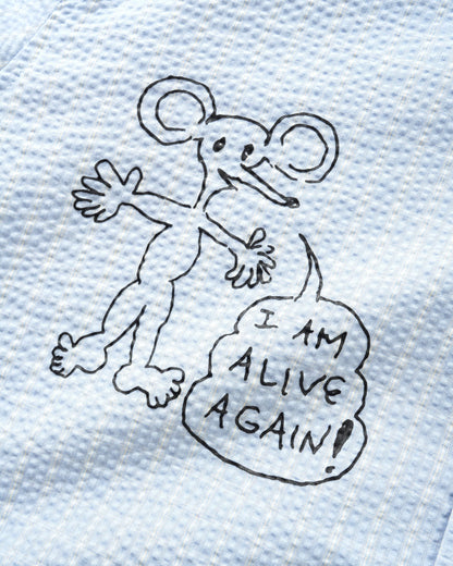 BUTTER GOODS | DANIEL JOHNSTON Alive Again Shirt - Light Blue