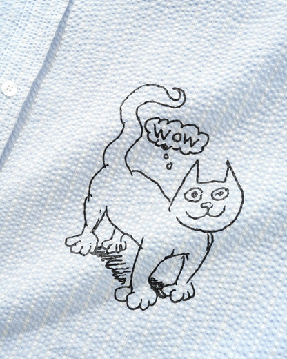 BUTTER GOODS | DANIEL JOHNSTON Alive Again Shirt - Light Blue